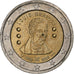 België, Albert II, 2 Euro, 2009, Brussels, Louis Braille, ZF, Bi-Metallic