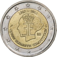 Belgium, 2 Euro, Queen Elisabeth, 2012, Brussels, EF(40-45), Bi-Metallic, KM:317