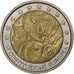 Włochy, 2 Euro, 2005, Rome, Constitution Europeen, AU(55-58), Bimetaliczny