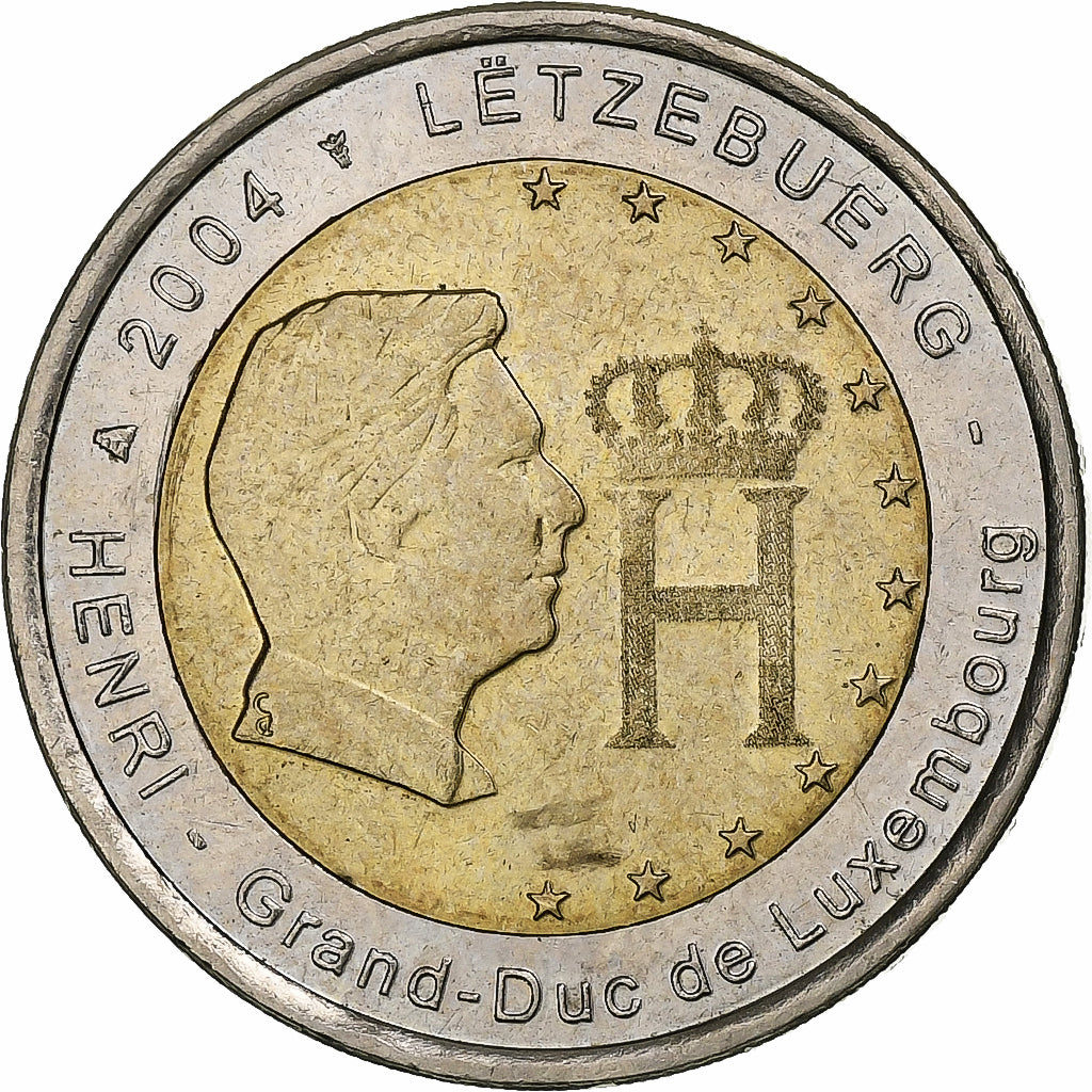 Luxemburg, 2 Euro, Grand Duc de Luxembourg, 2004, VZ, Bi-Metallic