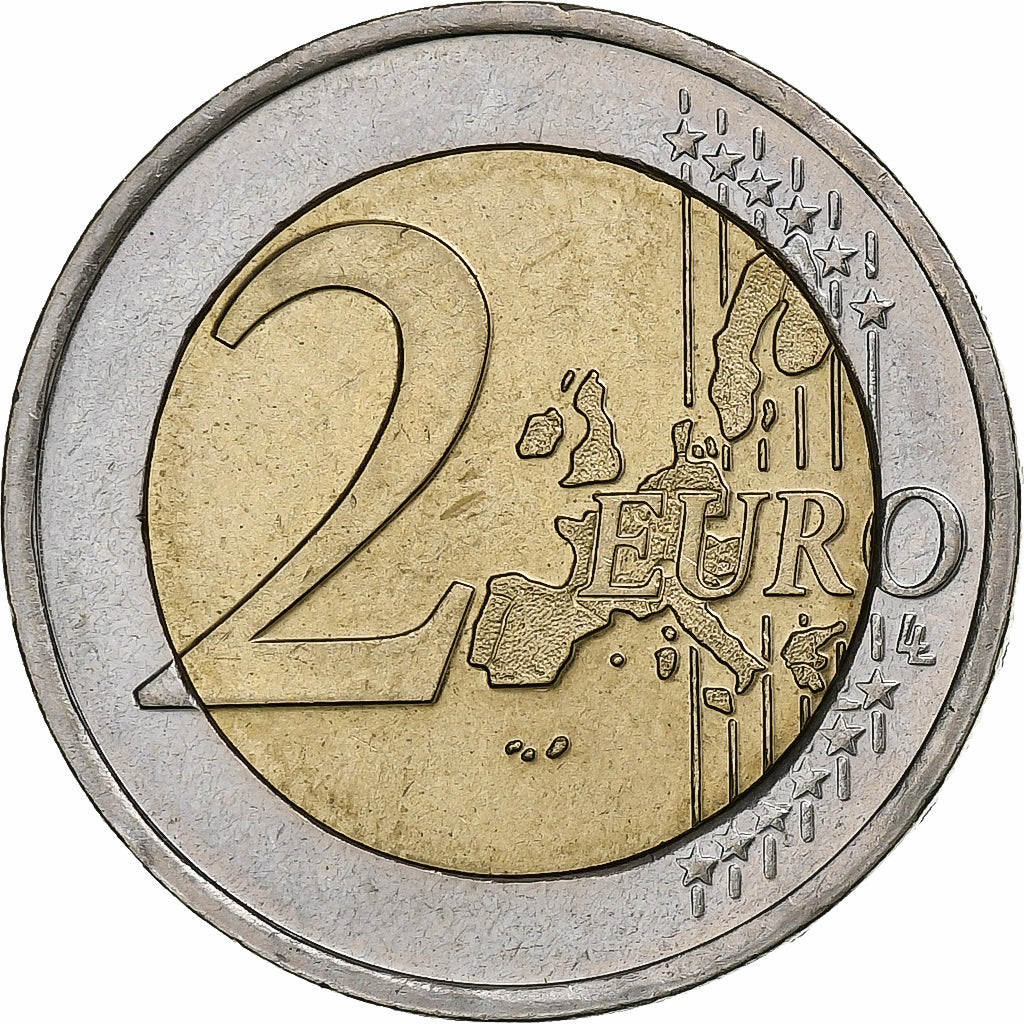 Luxemburgo, Henri, 2 Euro, 2002, Utrecht, EBC, Bimetálico, KM:82