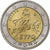Greece, 2 Euro, 2002, Athens, MS(63), Bi-Metallic, KM:188