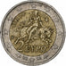 Grecia, 2 Euro, 2002, Athens, MBC, Bimetálico, KM:188