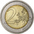 Italia, 2 Euro, Diritti Umani, 2008, EBC, Bimetálico, KM:301