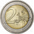 Włochy, 2 Euro, 2009, Rome, LOUIS BRAILLE., MS(63), Bimetaliczny, KM:310