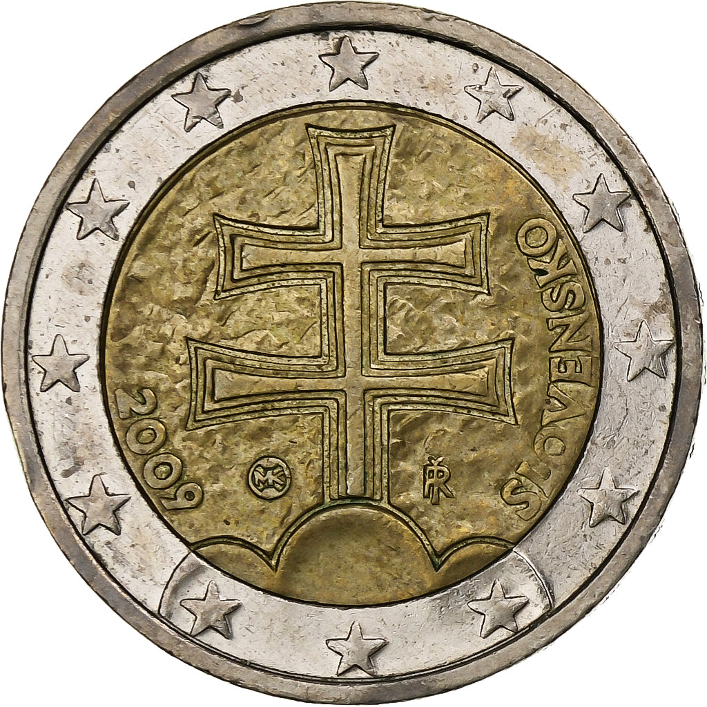 Slowakei, 2 Euro, 2009, Kremnica, SS, Bi-Metallic, KM:102