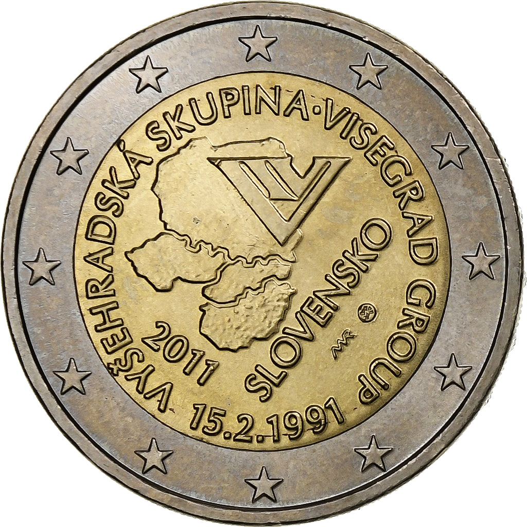 Slovaquie, 2 Euro, 2011, Kremnica, SPL, Bimétallique, KM:114