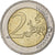 Países Bajos, Beatrix, 2 Euro, 2011, Brussels, EBC, Bimetálico, KM:298
