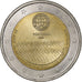 Portugal, 2 Euro, Human Rights, 2008, Lisbon, EF(40-45), Bi-Metallic, KM:784