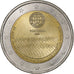 Portugal, 2 Euro, Human Rights, 2008, Lisbonne, TTB, Bimétallique, KM:784