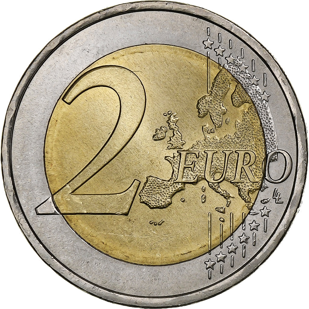 Portugal, 2 Euro, Human Rights, 2008, Lisbon, EF(40-45), Bi-Metallic, KM:784