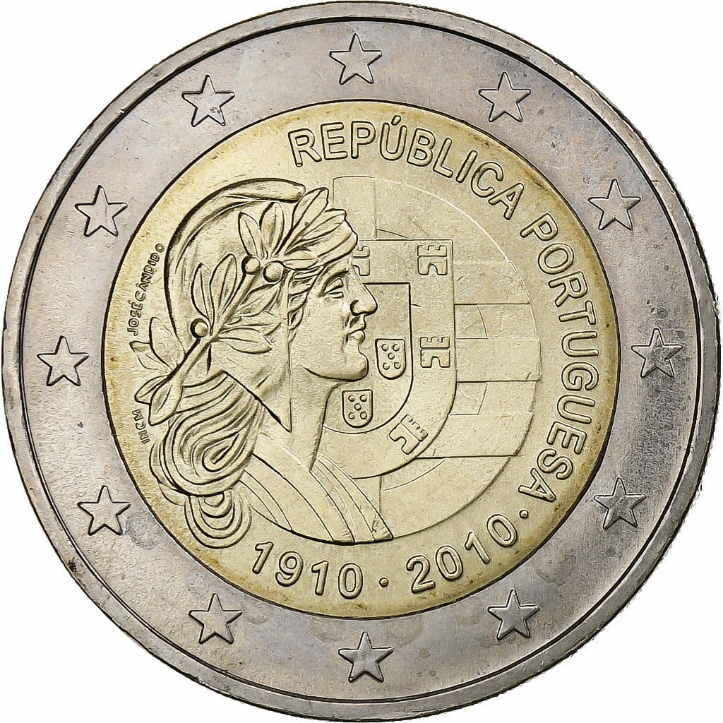 Portugal, 2 Euro, Republica Portuguesa, 2010, Lisbon, UNC-, Bi-Metallic, KM:796