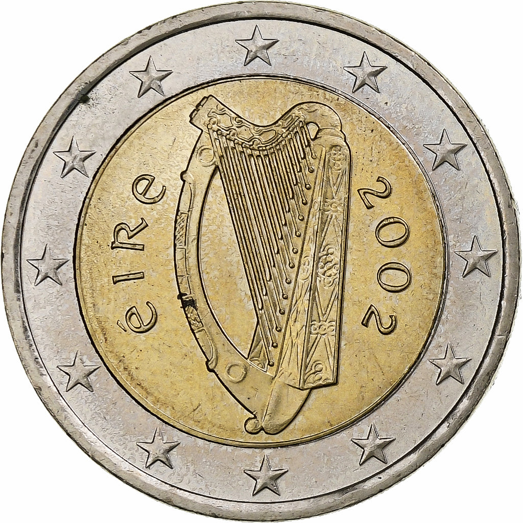 IRELAND REPUBLIC, 2 Euro, 2002, Sandyford, MS(63), Bi-Metallic, KM:39