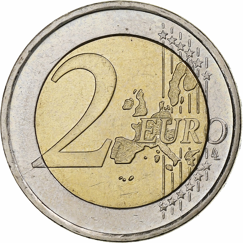 IRELAND REPUBLIC, 2 Euro, 2002, Sandyford, MS(63), Bi-Metallic, KM:39