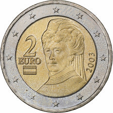 Austria, 2 Euro, 2003, Vienna, MS(63), Bi-Metallic, KM:3089
