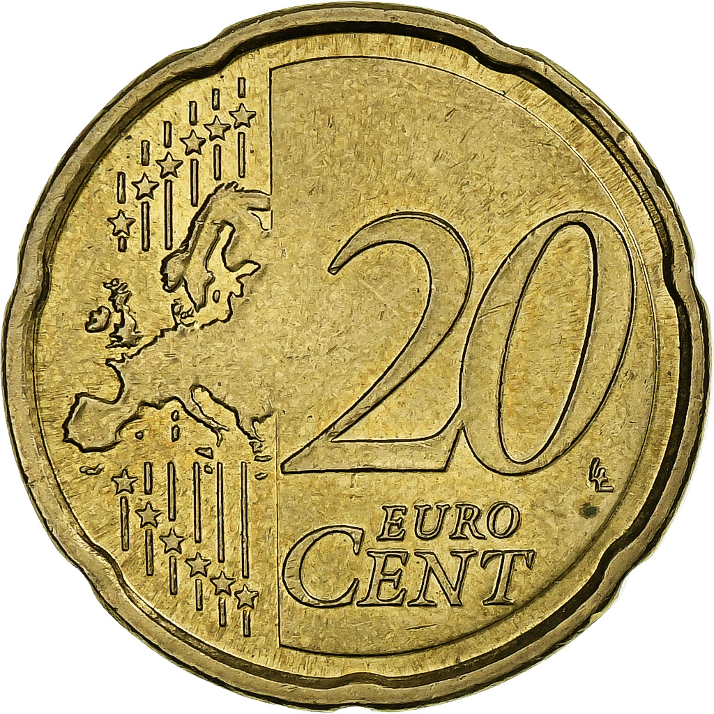 France, 20 Euro Cent, 2020, Paris, Laiton, SUP, KM:255