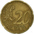 Bélgica, Albert II, 20 Euro Cent, 2000, Brussels, EF(40-45), Latão, KM:228