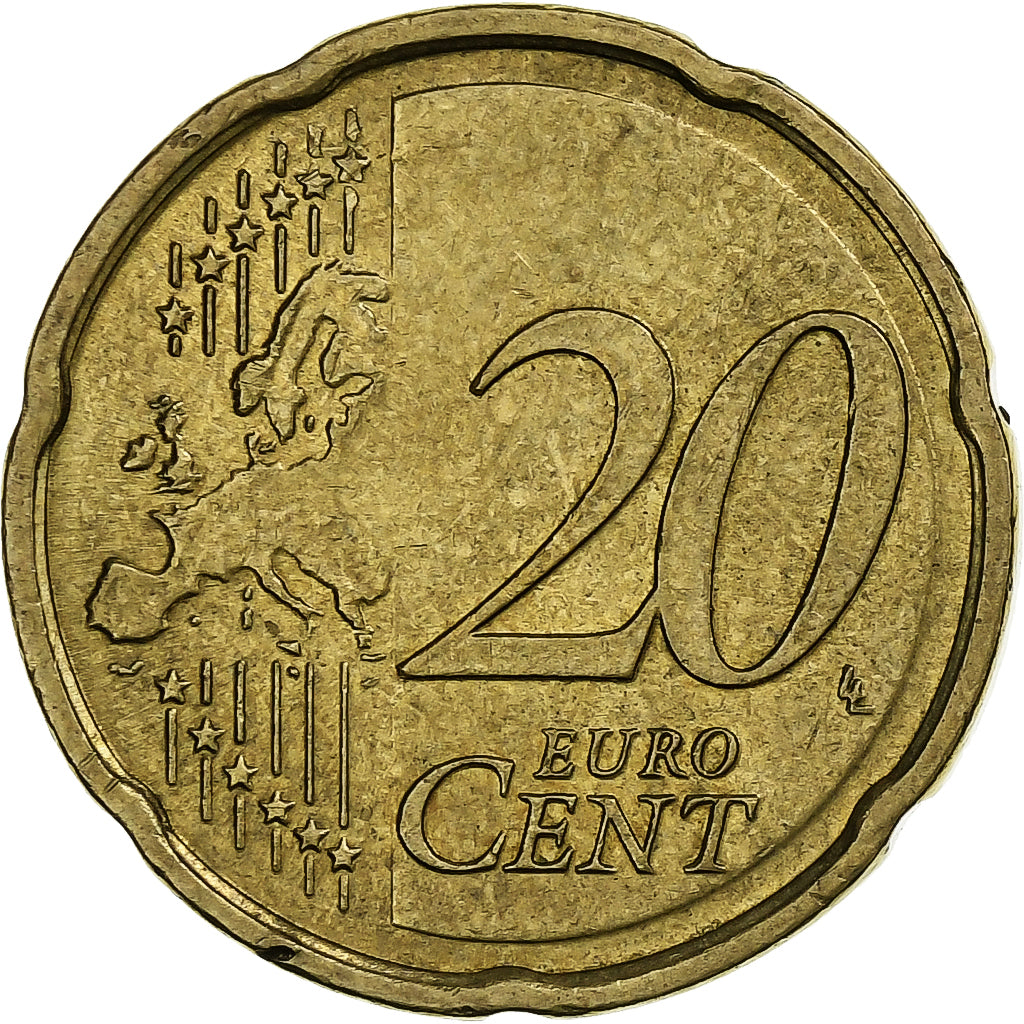 République fédérale allemande, 20 Euro Cent, 2019, Karlsruhe, TTB+, Laiton