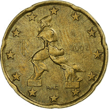 Italië, 20 Euro Cent, Boccioni's sculpture, 2002, FR, Nordic gold, KM:214