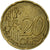 Italia, 20 Euro Cent, Boccioni's sculpture, 2002, BC+, Nordic gold, KM:214