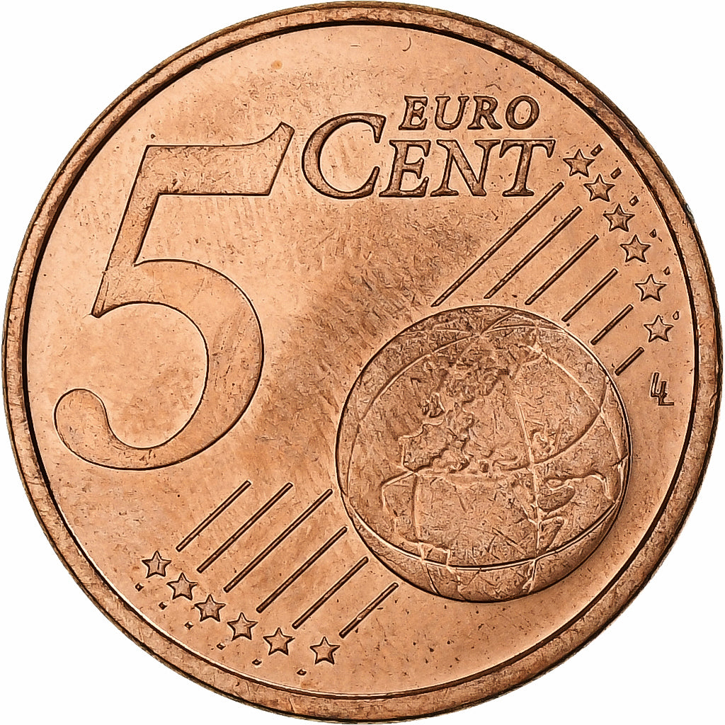 Francja, 5 Euro Cent, 2022, AU(55-58), Miedź platerowana stalą, Gadoury:3