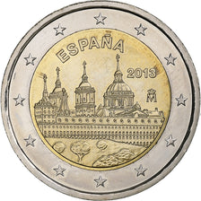 Spain, Juan Carlos I, 2 Euro, Escurial, 2013, Madrid, MS(63), Bi-Metallic