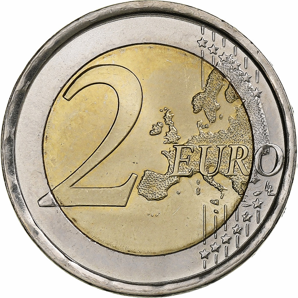 Spain, Juan Carlos I, 2 Euro, Grenade, 2011, Madrid, MS(63), Bi-Metallic