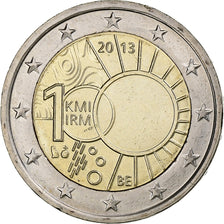 Belgique, 2 Euro, 2013, INSTITUT MÉTÉOROLOGIQUE, SPL, Bimétallique