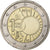 Belgium, 2 Euro, 2013, INSTITUT MÉTÉOROLOGIQUE, MS(63), Bi-Metallic