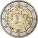 Bélgica, Albert II, 2 Euro, Women's Day, 2011, Brussels, SC, Bimetálico