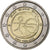 België, Albert II, 2 Euro, 2009, Brussels, Bi-Metallic, PR, KM:282