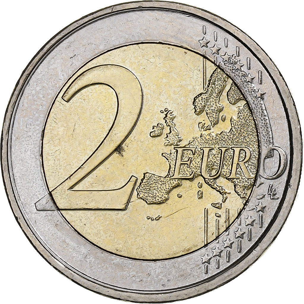 België, 2 Euro, 2008, Brussels, Bi-Metallic, PR
