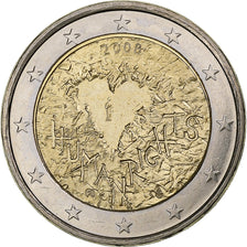 Finlândia, 2 Euro, Human Rights, 2008, Bimetálico, AU(55-58), KM:143