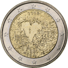 Finland, 2 Euro, Human Rights, 2008, Bi-Metallic, AU(55-58), KM:143