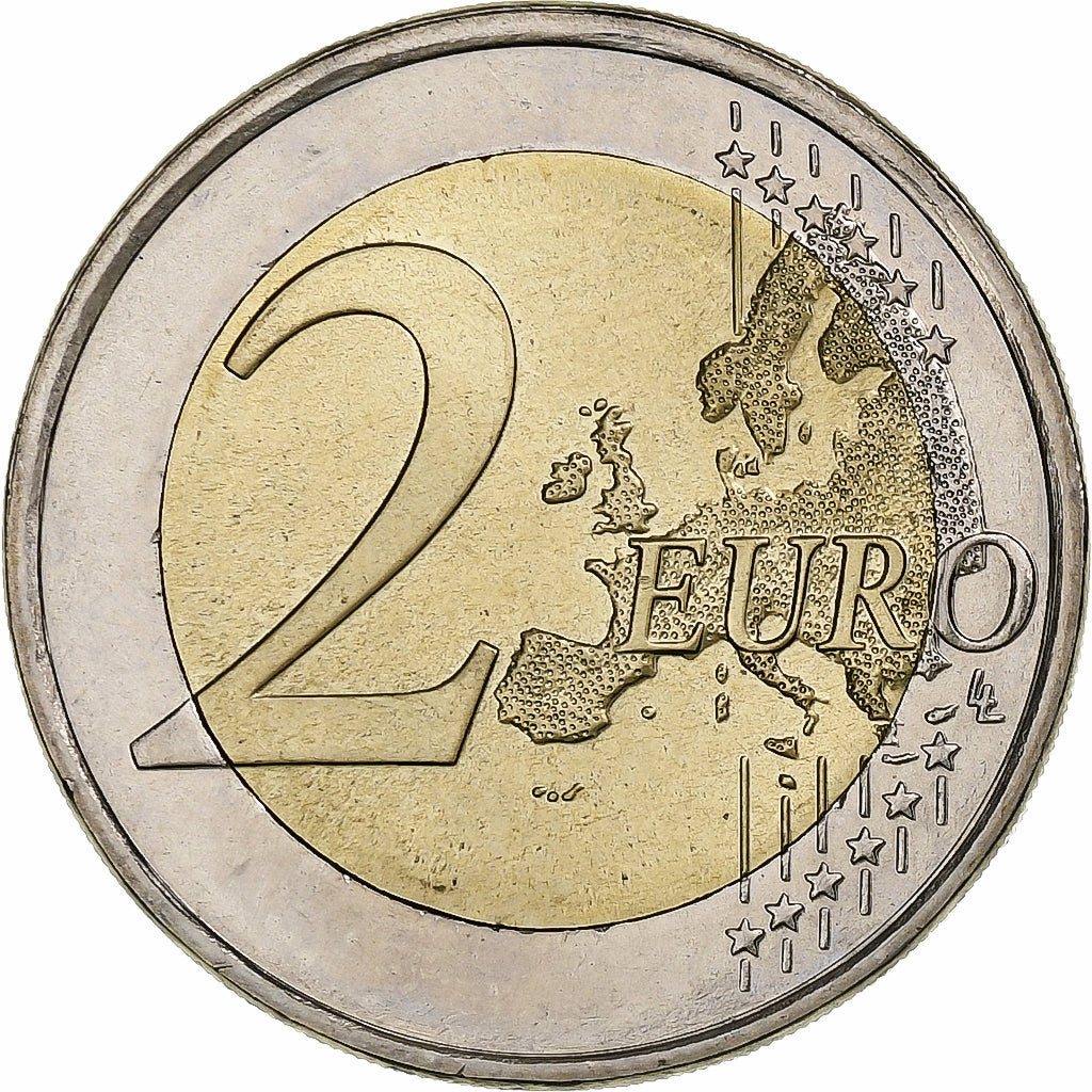 Finland, 2 Euro, Human Rights, 2008, Bi-Metallic, AU(55-58), KM:143
