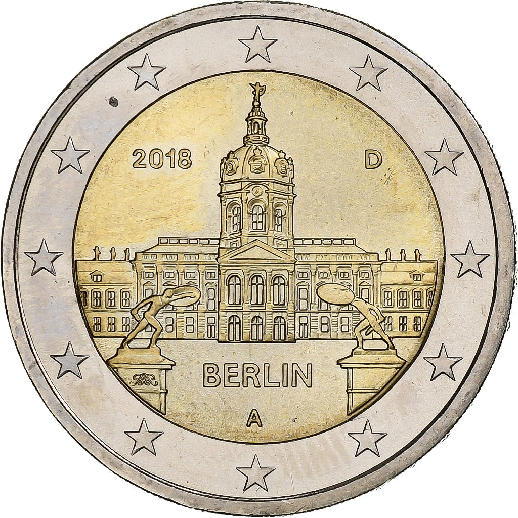 République fédérale allemande, 2 Euro, 2018, Berlin, Bimétallique, SPL
