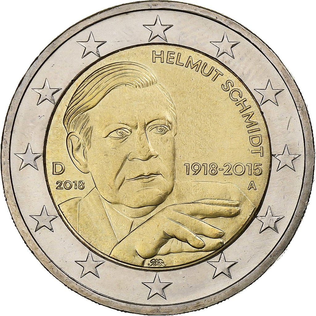 République fédérale allemande, 2 Euro, 2018, Berlin, Bimétallique, SPL