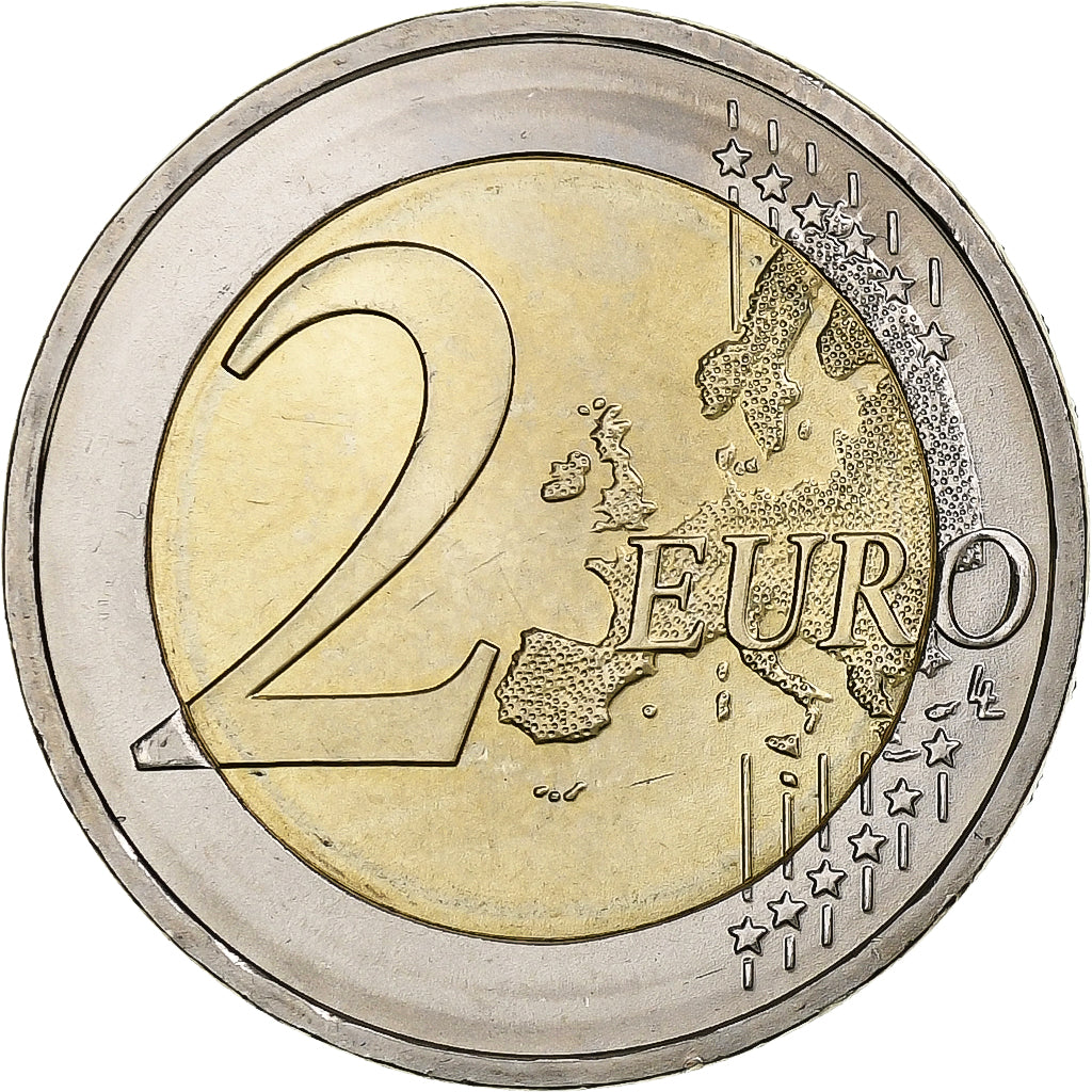 République fédérale allemande, 2 Euro, 2018, Hambourg, Bimétallique, SPL