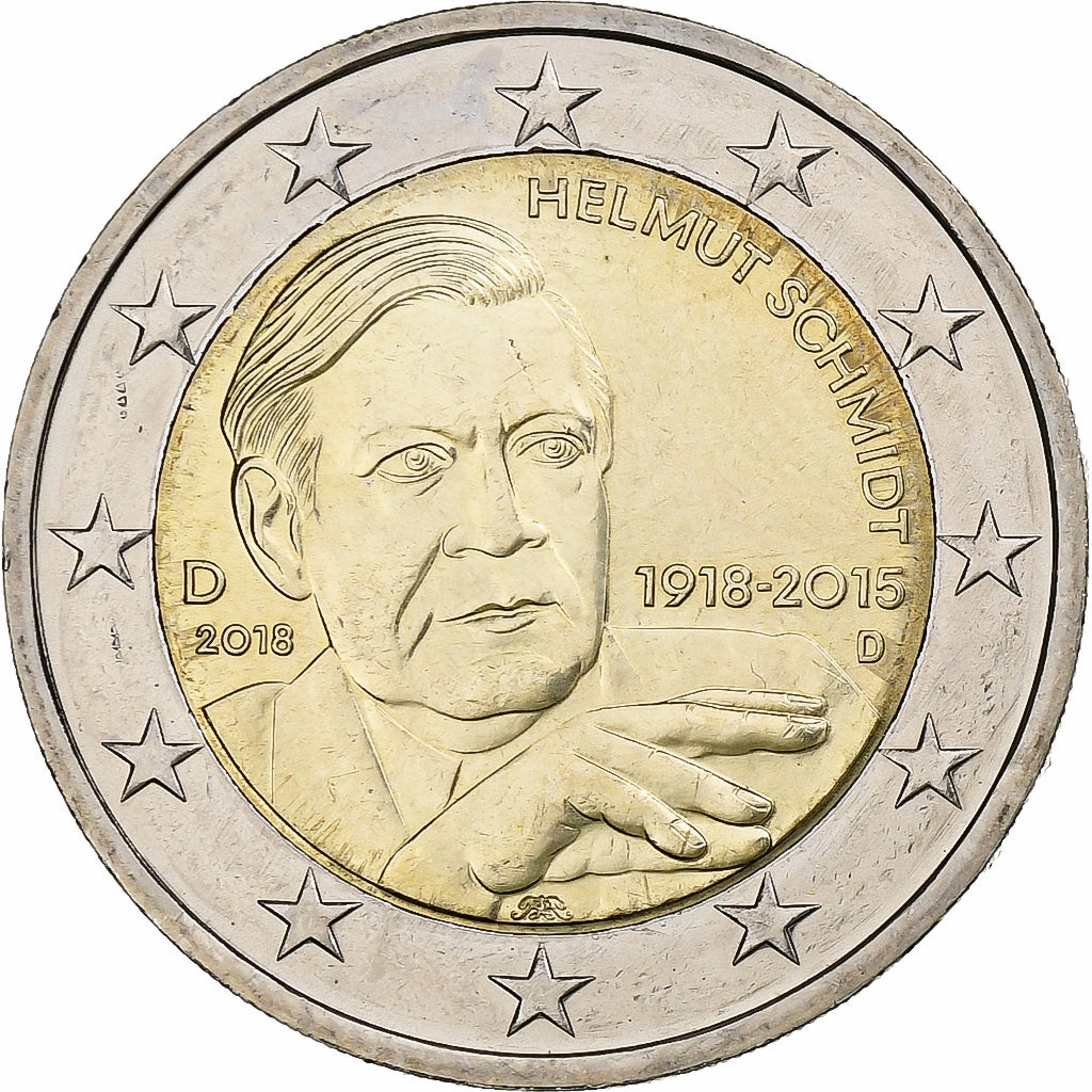 GERMANY - FEDERAL REPUBLIC, 2 Euro, 2018, Munich, Bi-Metallic, MS(63)