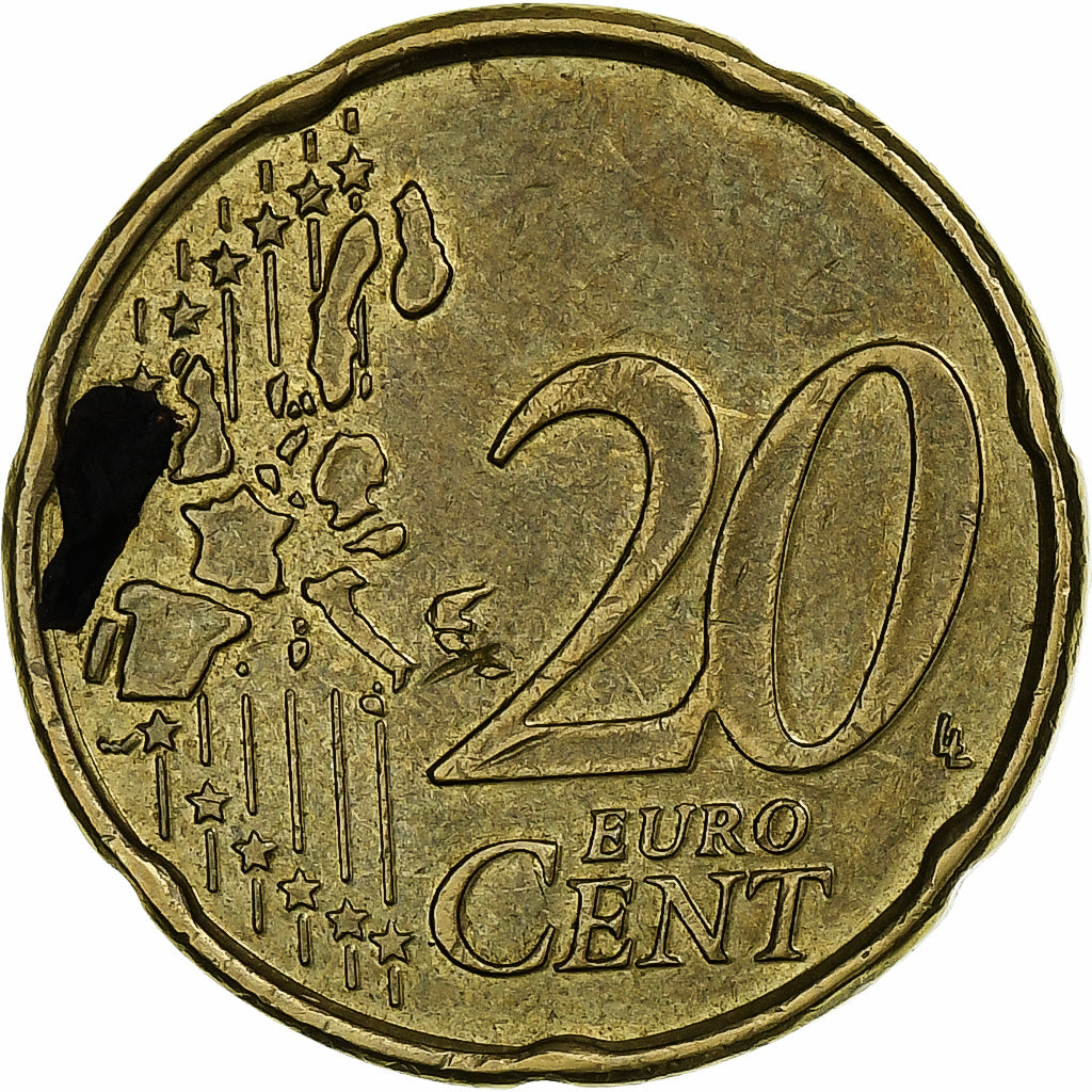 Belgien, Albert II, 20 Euro Cent, 2004, Brussels, Messing, SS, KM:228