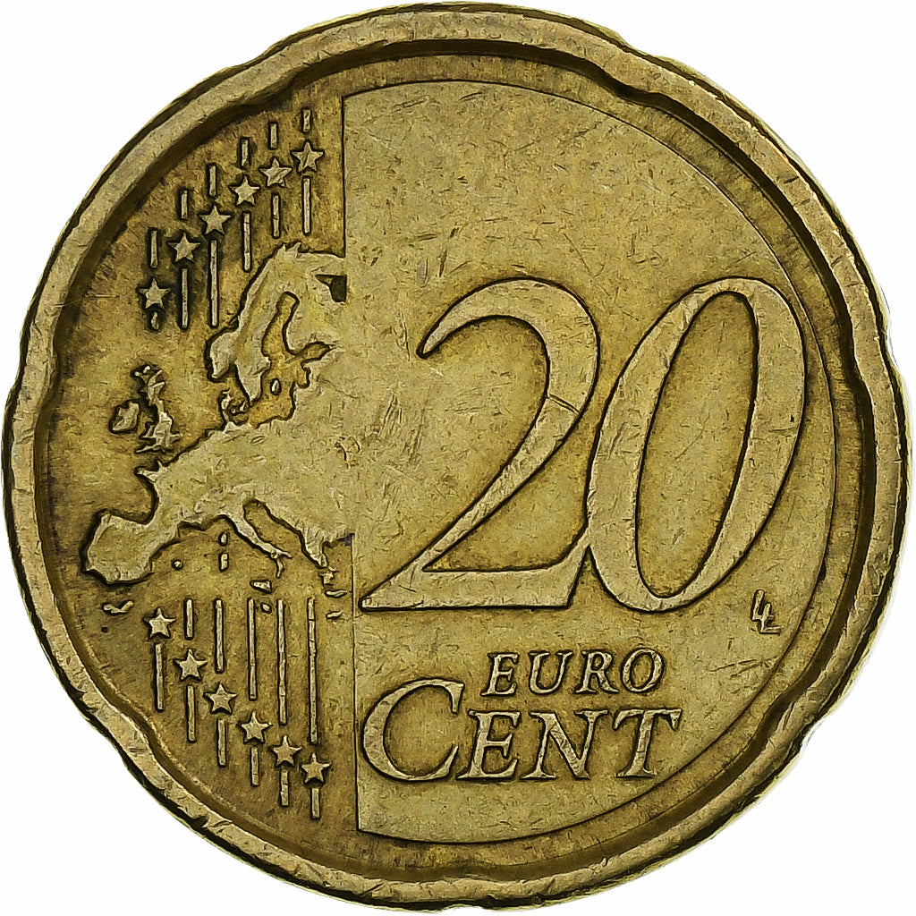 Itália, 20 Euro Cent, 2009, Nordic gold, EF(40-45)