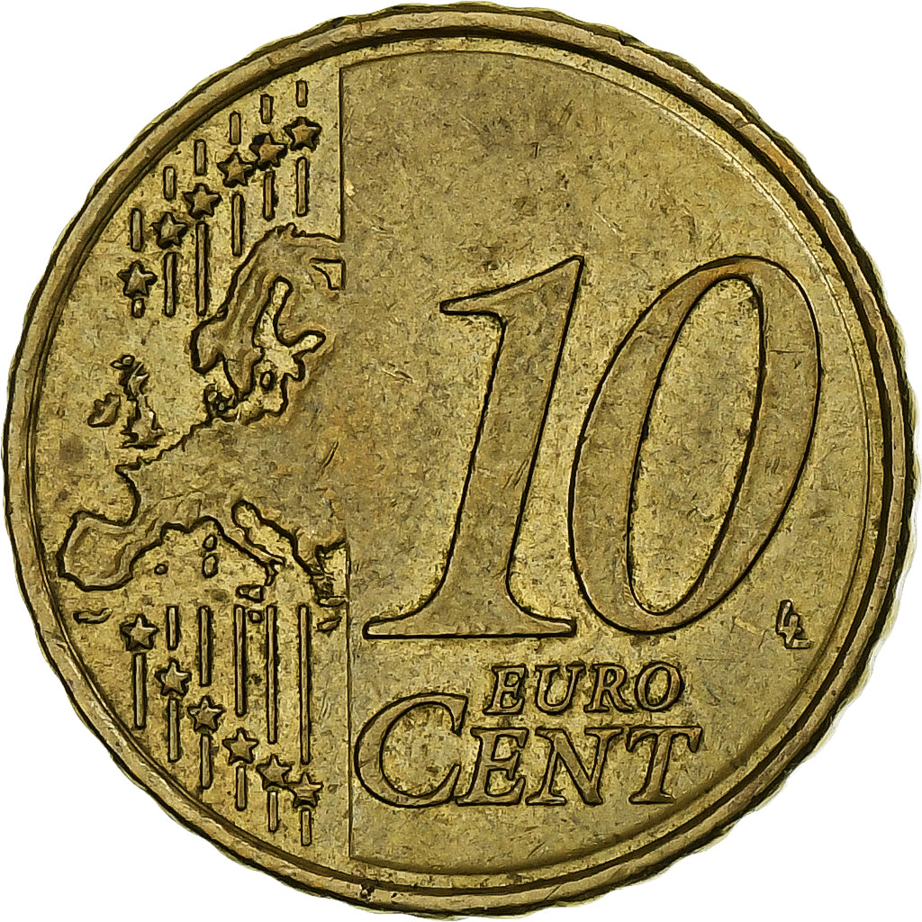 France, 10 Euro Cent, 2012, Paris, Laiton, TTB, KM:1410