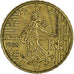 France, 10 Euro Cent, 1999, Paris, Laiton, TTB, KM:1410