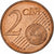 França, 2 Euro Cent, 2020, Aço Cromado a Cobre, EF(40-45)