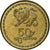 Georgia, 50 Thetri, 1993, Brass, MS(63), KM:81