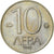 Bulgária, 10 Leva, 1992, Cobre-Níquel-Zinco, AU(55-58), KM:205