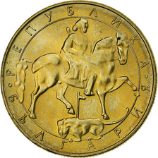 Bulgaria, 5 Leva, 1992, Nickel-brass, MS(63), KM:204