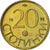 Bulgaria, 20 Stotinki, 1992, Nickel-brass, MS(63), KM:200