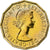 Gran Bretaña, 3 Pence, 1970, Níquel - latón, EBC, KM:900