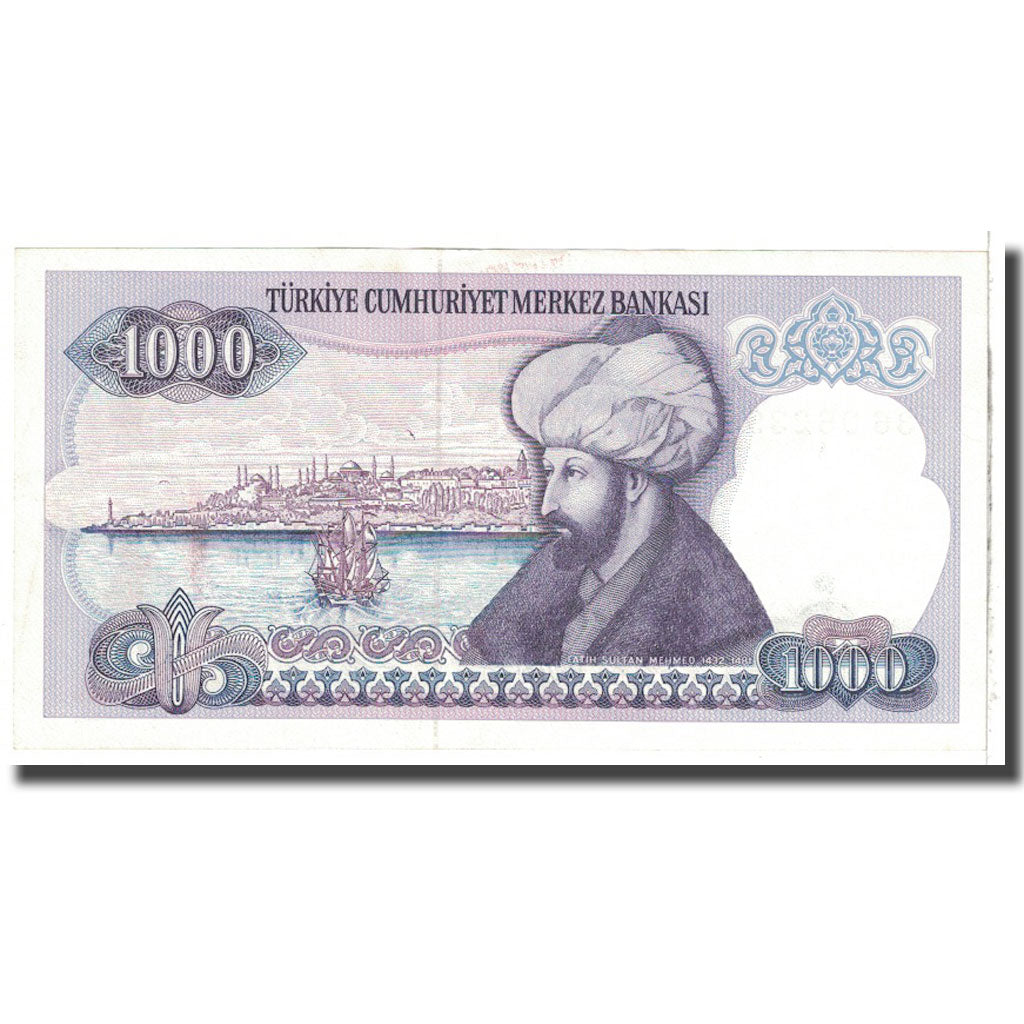 Biljet, Turkije, 1000 Lira, KM:196, NIEUW